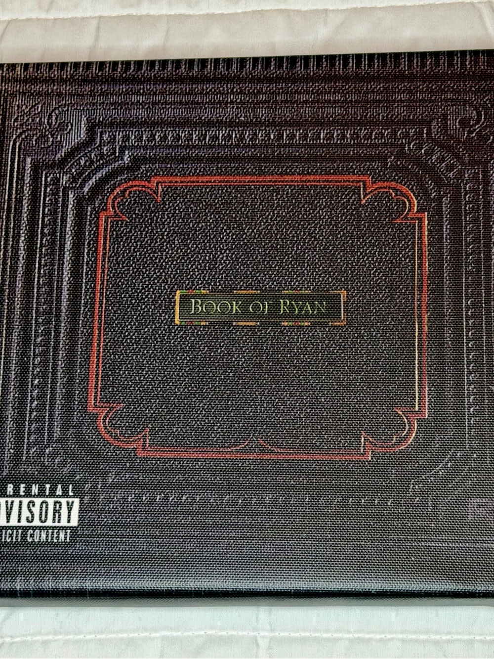 Canvas Art Royce da 5’9” Music Rapper Artist Album Book of Ryan Dorm Bedroom 8x8
